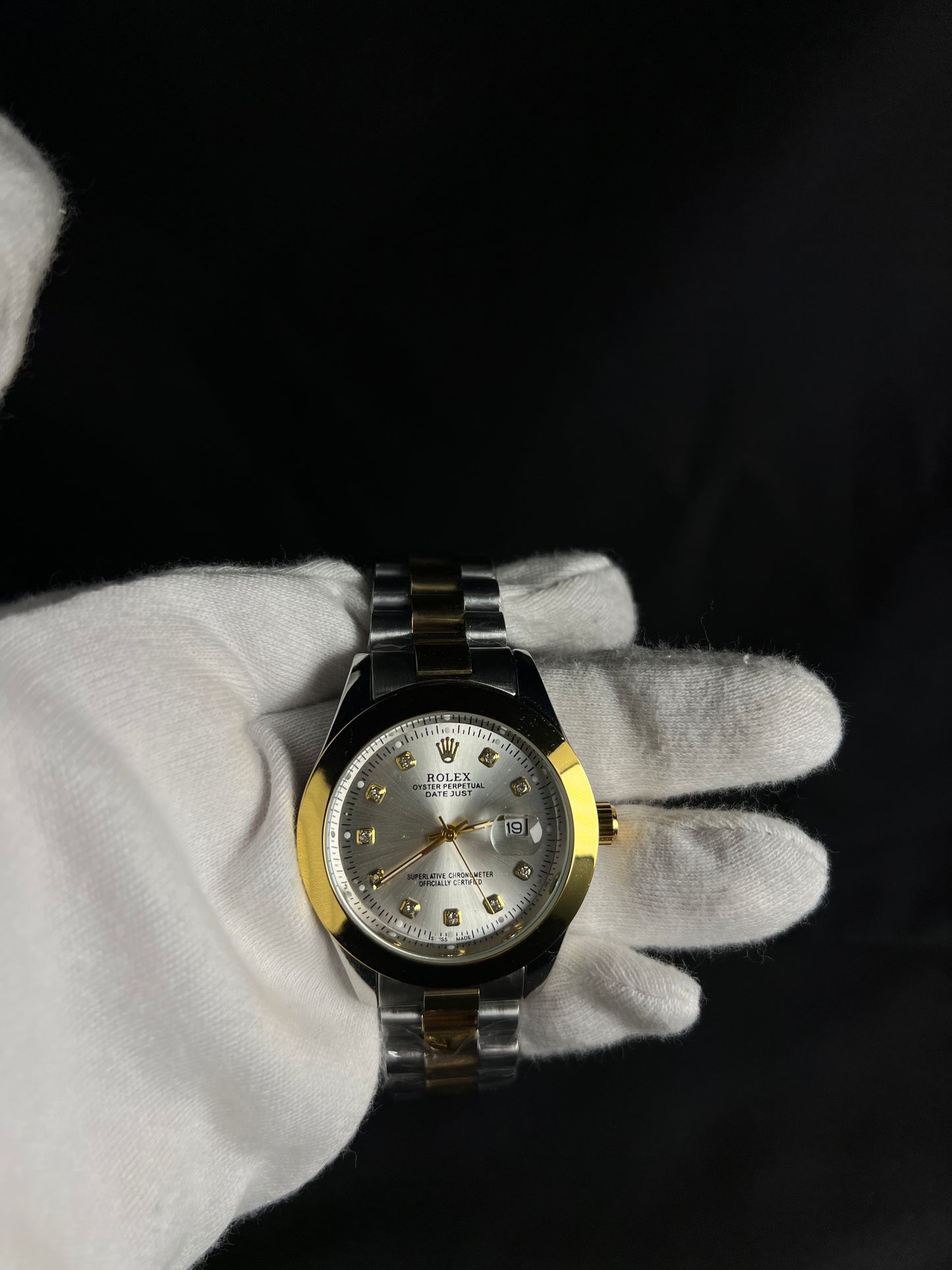 Rolex Silver Watch