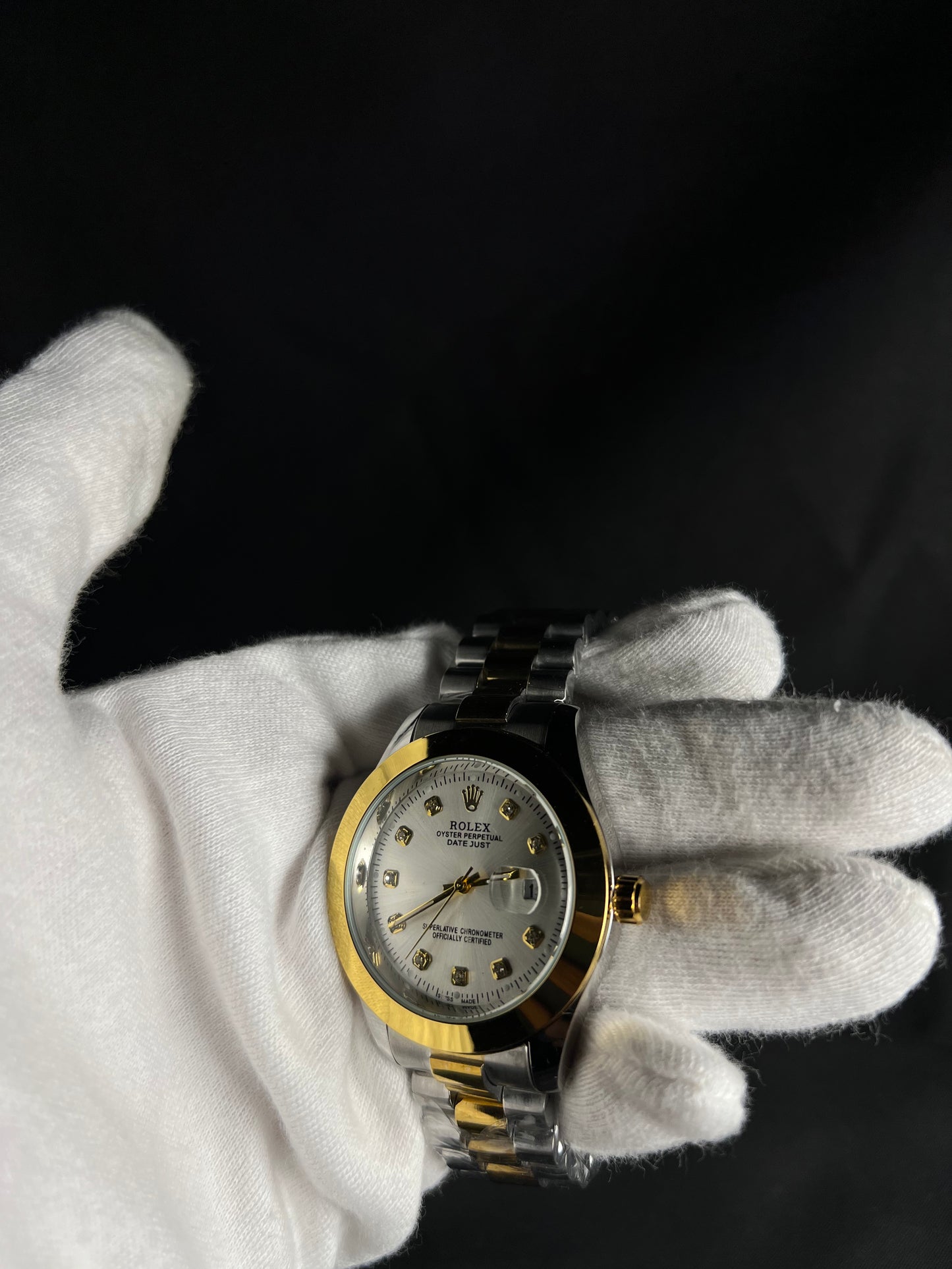Rolex Silver Watch