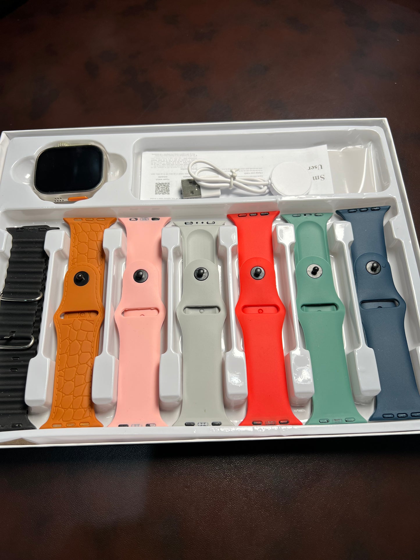 HOT SELLING 7 Strap Smart Watch + Sunglasses Free