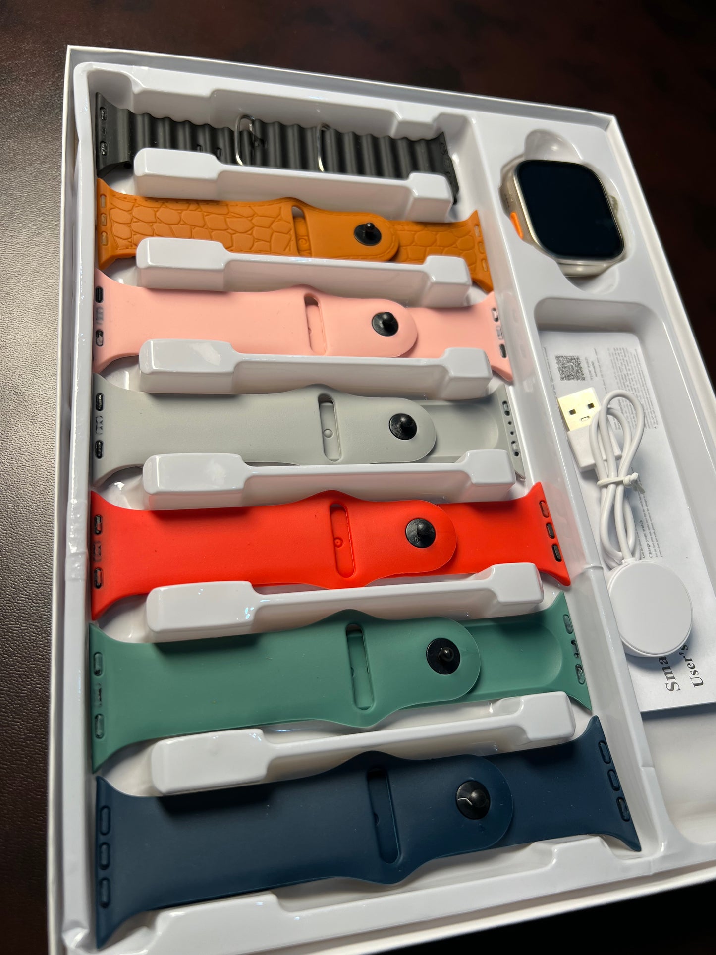 HOT SELLING 7 Strap Smart Watch + Sunglasses Free