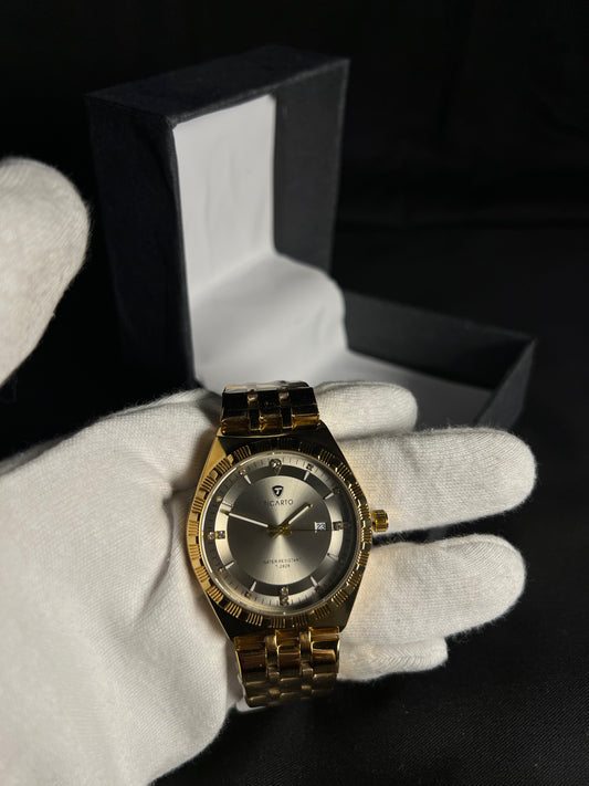 Ticarto Gold Chain Watch