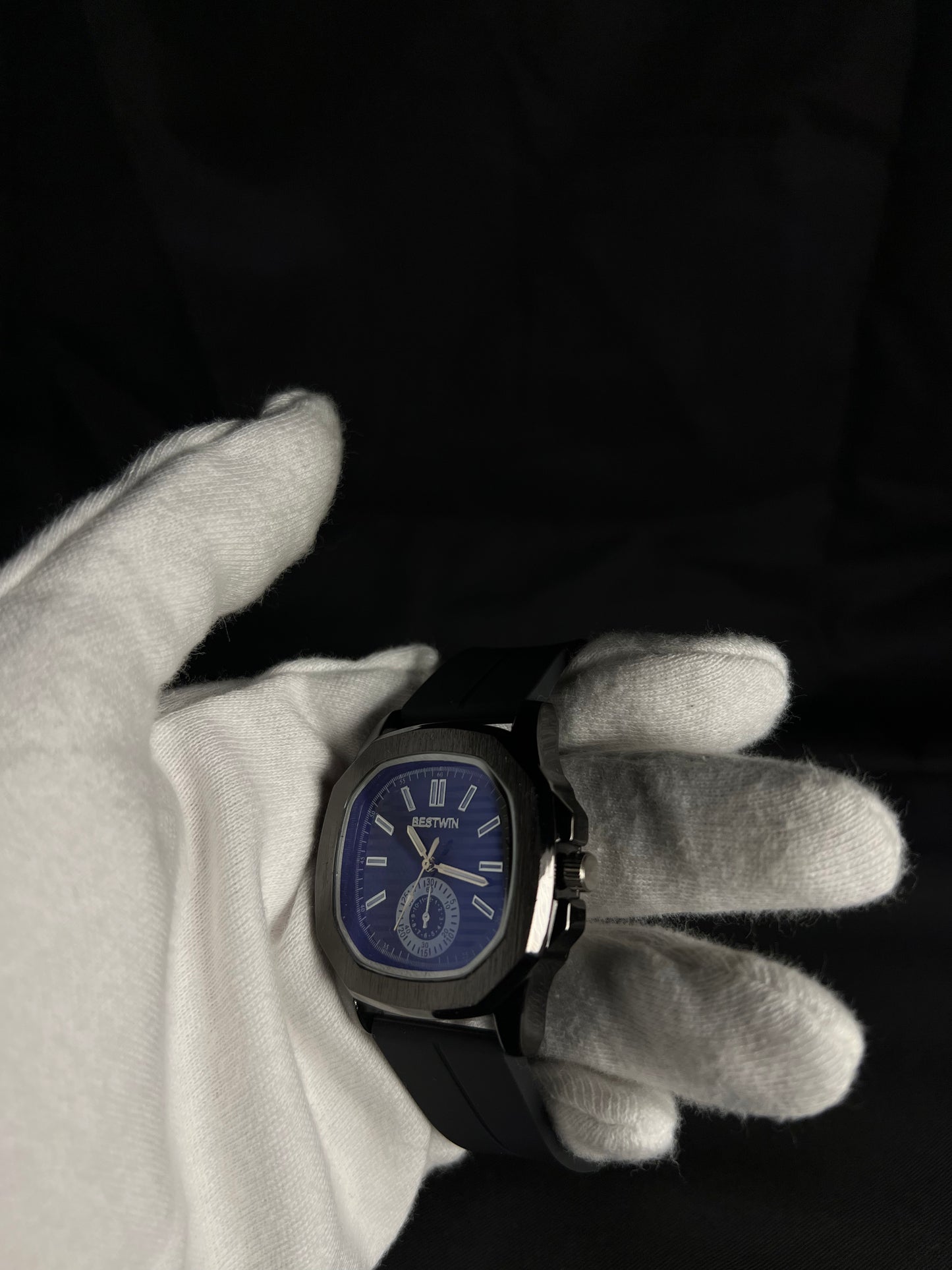 Black Strap Watch