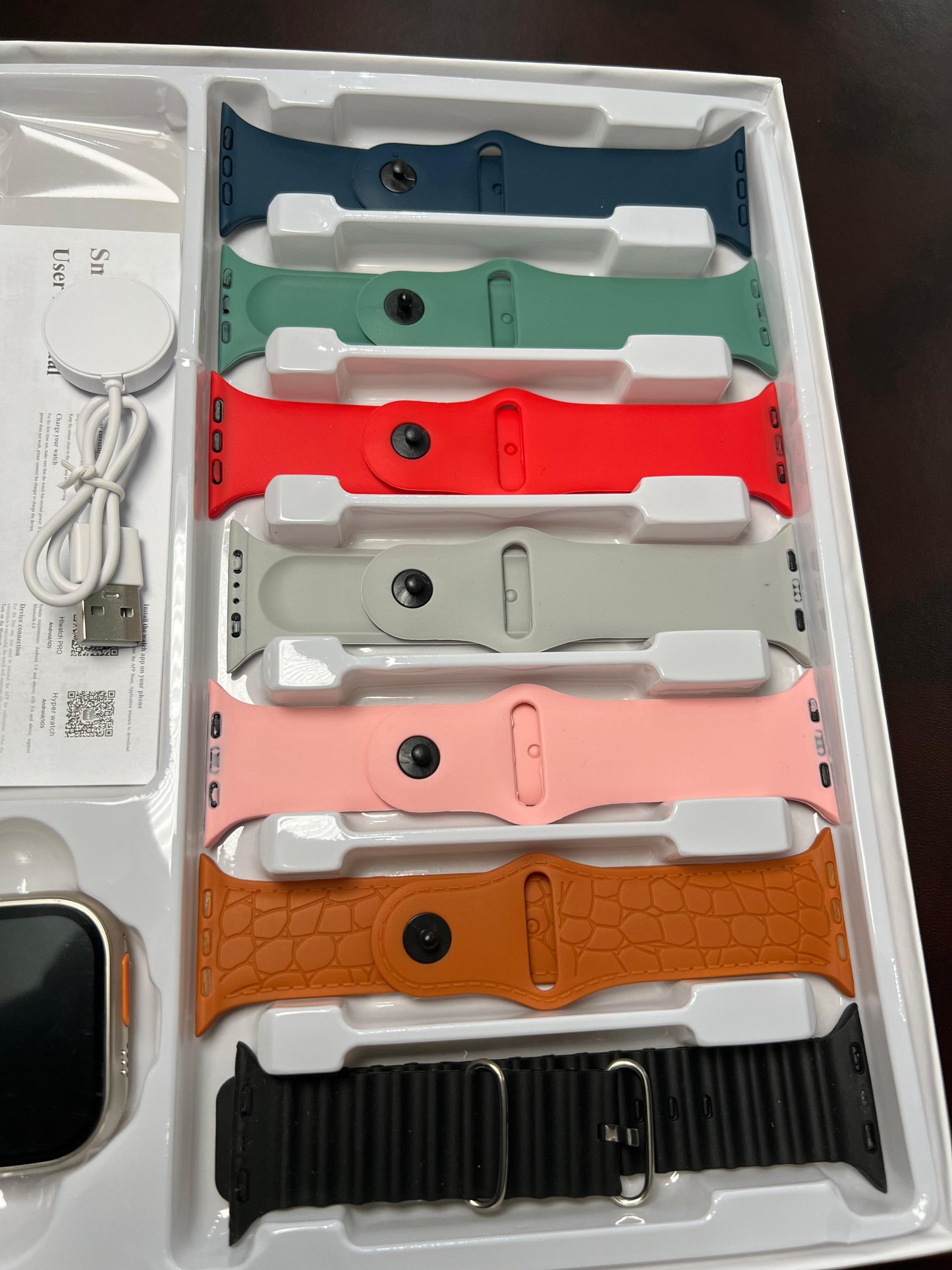 HOT SELLING 7 Strap Smart Watch + Sunglasses Free